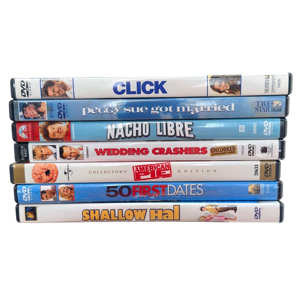 DVD Comedy Bundle 50 First Dates Shallow Hal American Pie Widescreen Y2K Lot